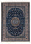 Alfombra Persa - Nain - Real - 348 x 245 cm - azul oscuro