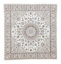 Alfombra Persa - Nain - Real cuadrado  - 205 x 198 cm - beige