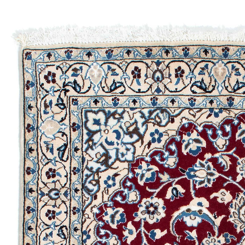 Alfombra Persa - Nain - Real - 172 x 112 cm - rojo oscuro