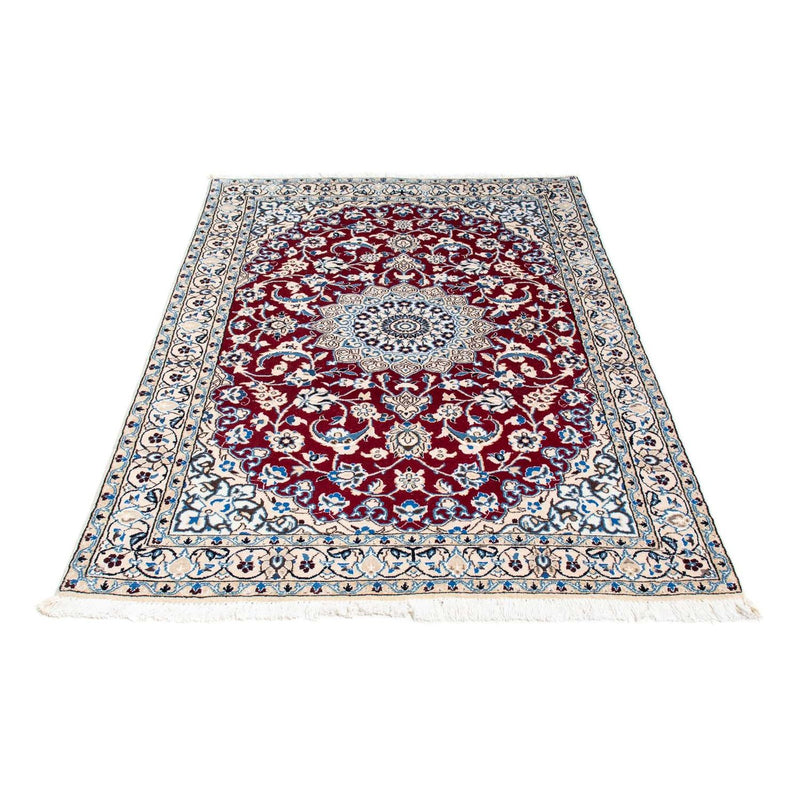 Alfombra Persa - Nain - Real - 172 x 112 cm - rojo oscuro