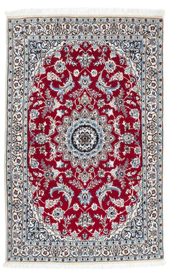 Alfombra Persa - Nain - Real - 173 x 107 cm - rojo