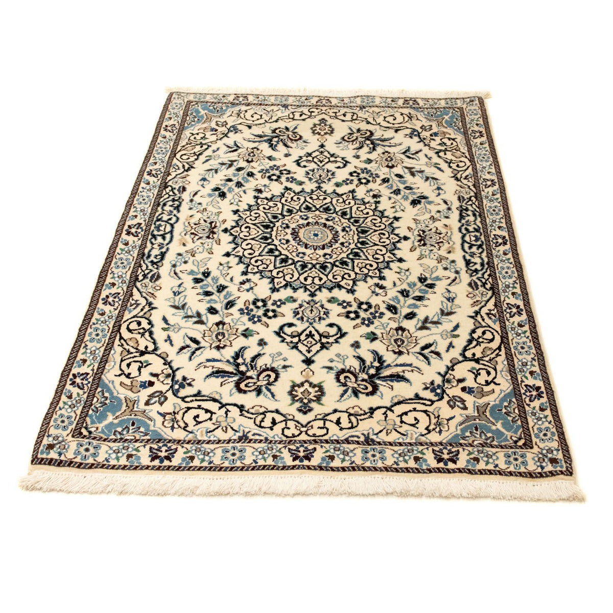 Alfombra Persa - Nain - Real - 132 x 87 cm - beige