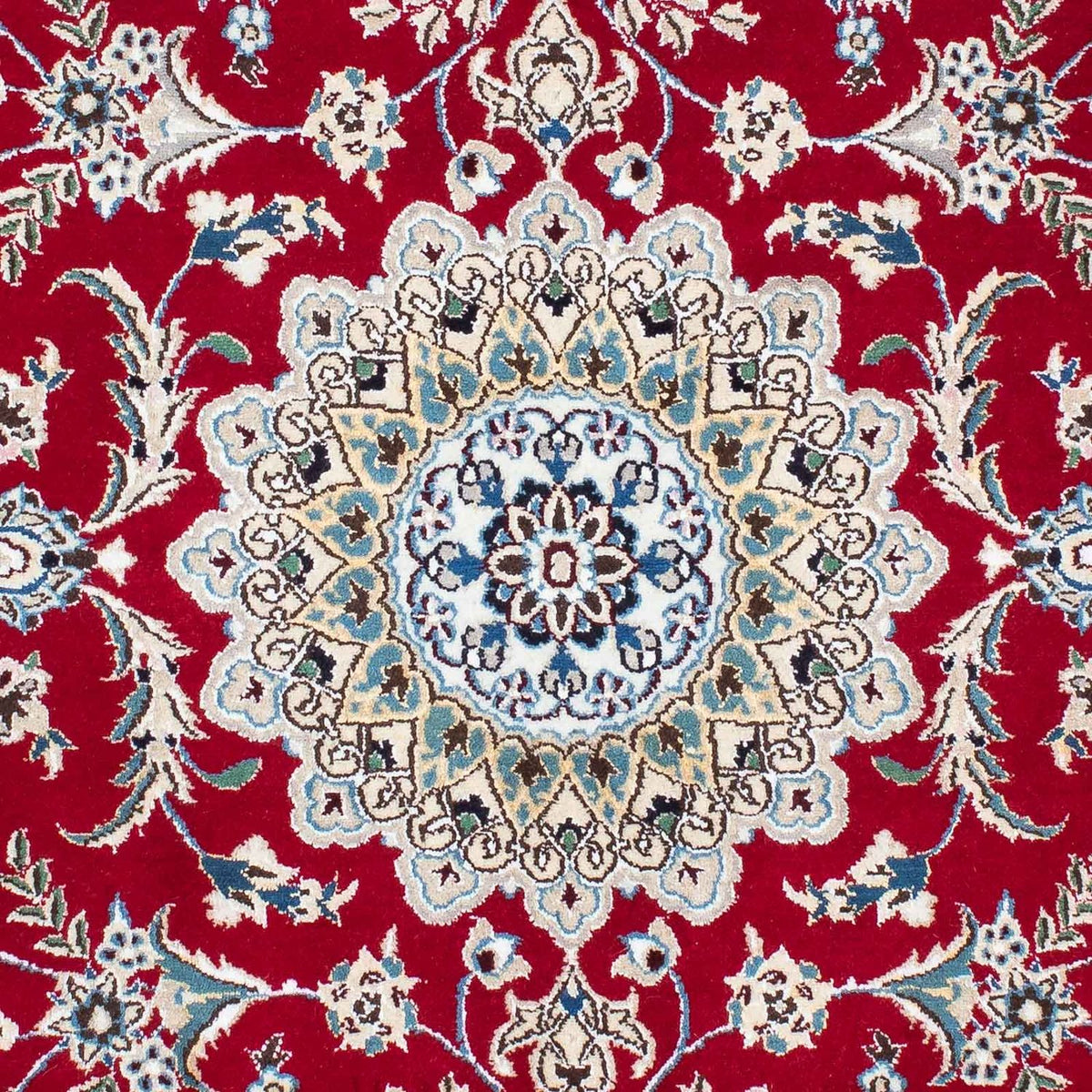 Alfombra Persa - Nain - Real - 170 x 108 cm - rojo