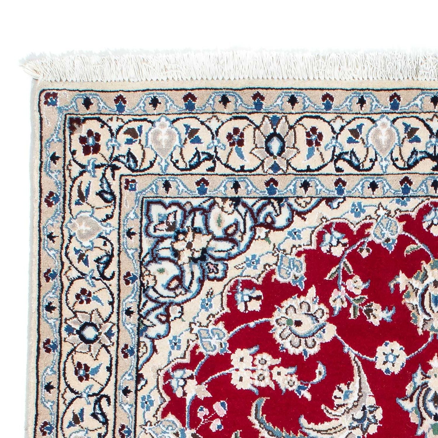 Alfombra Persa - Nain - Real - 170 x 108 cm - rojo