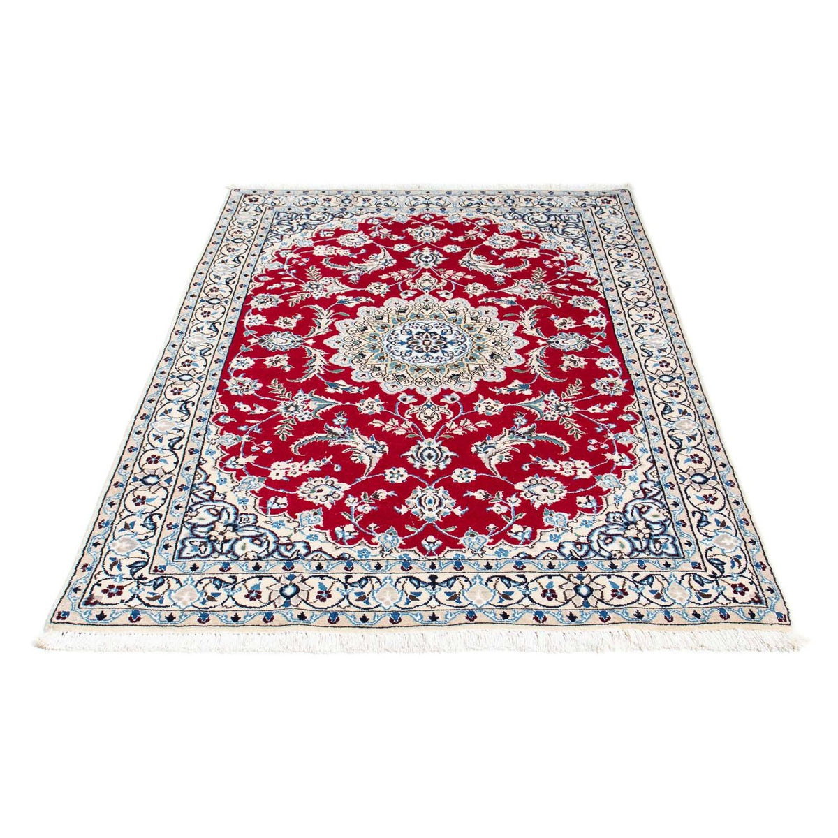 Alfombra Persa - Nain - Real - 170 x 108 cm - rojo