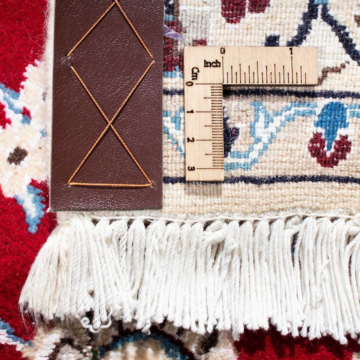 Alfombra Persa - Nain - Real - 170 x 108 cm - rojo