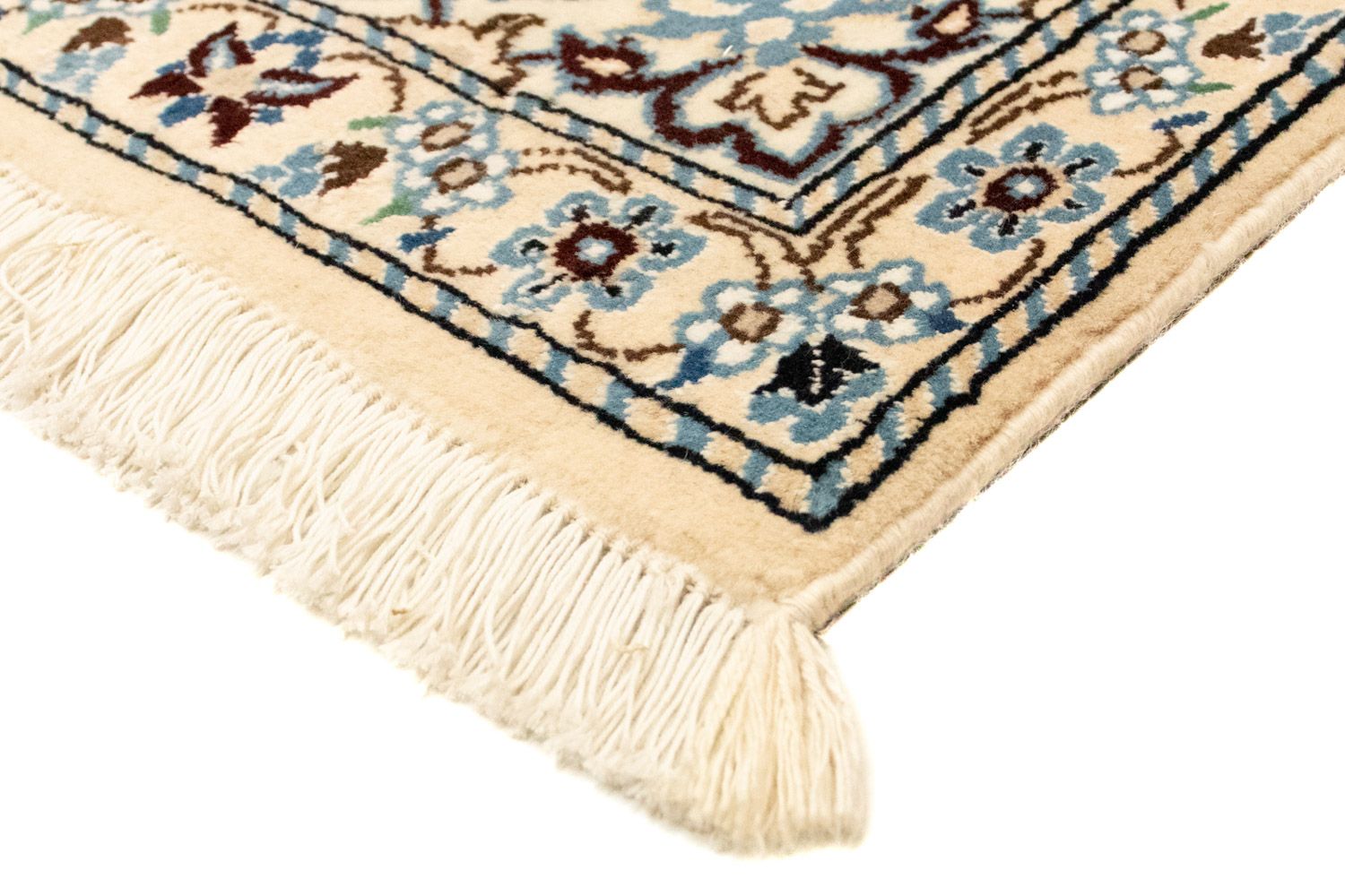 Alfombra Persa - Nain - Real - 133 x 88 cm - azul