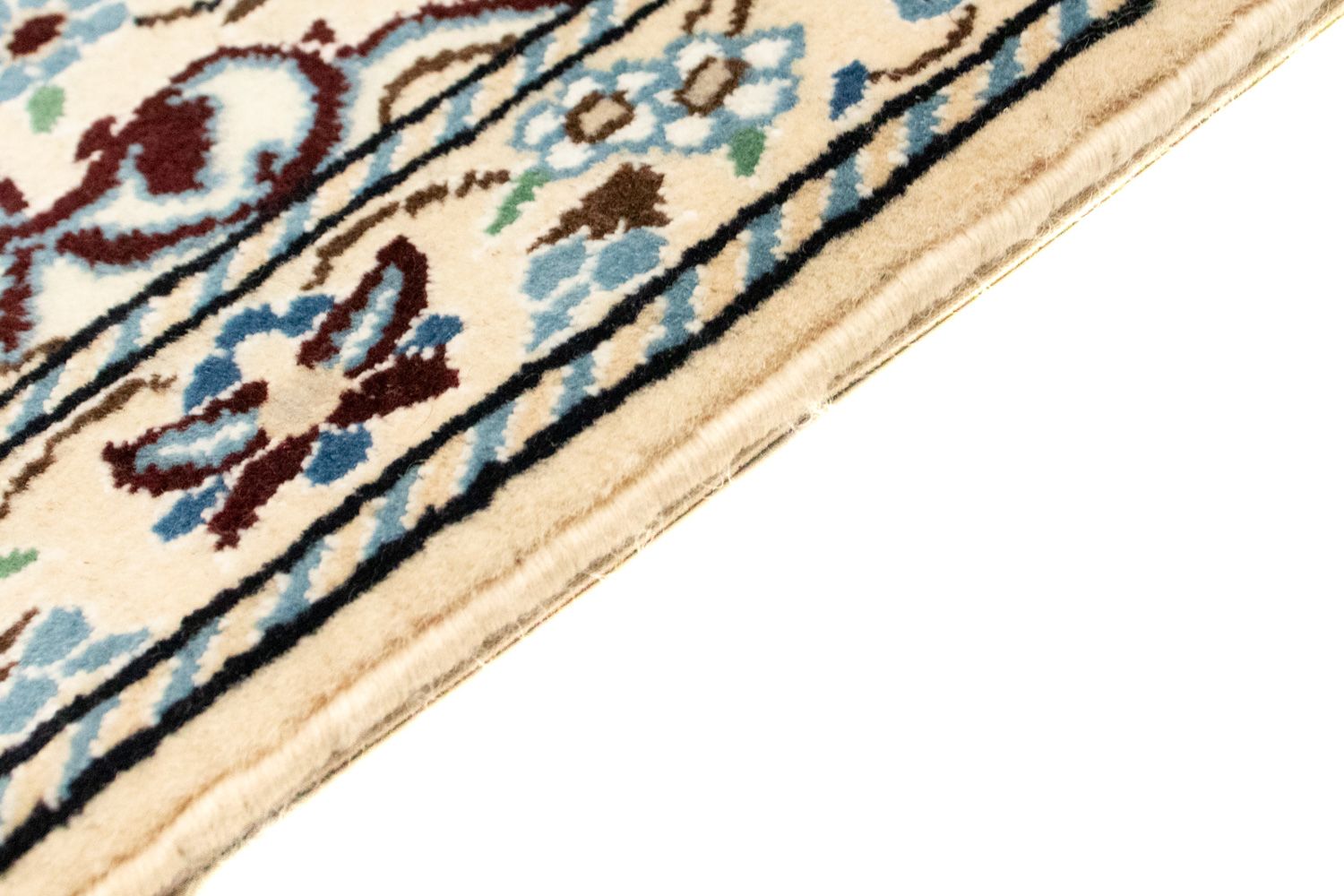 Alfombra Persa - Nain - Real - 133 x 88 cm - azul