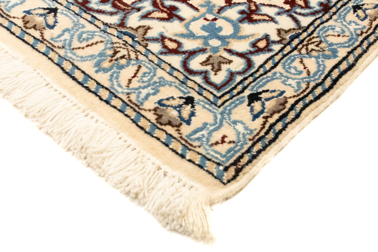 Alfombra Persa - Nain - Real - 134 x 88 cm - beige