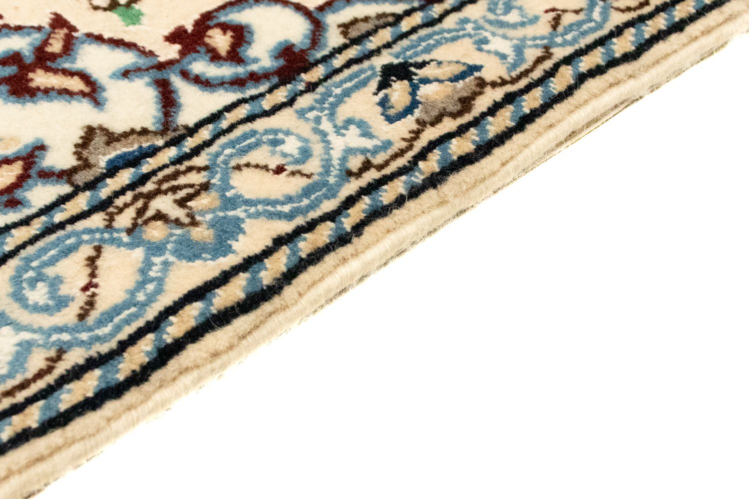 Alfombra Persa - Nain - Real - 134 x 88 cm - beige