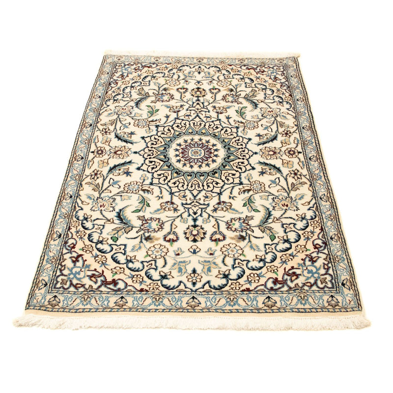 Alfombra Persa - Nain - Real - 134 x 88 cm - beige