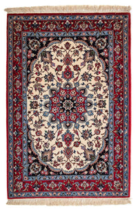 Alfombra Persa - Isfahan - Prima - 120 x 84 cm - rojo oscuro