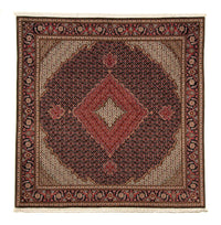 Alfombra persa - Tabriz cuadrado  - 203 x 202 cm - azul oscuro