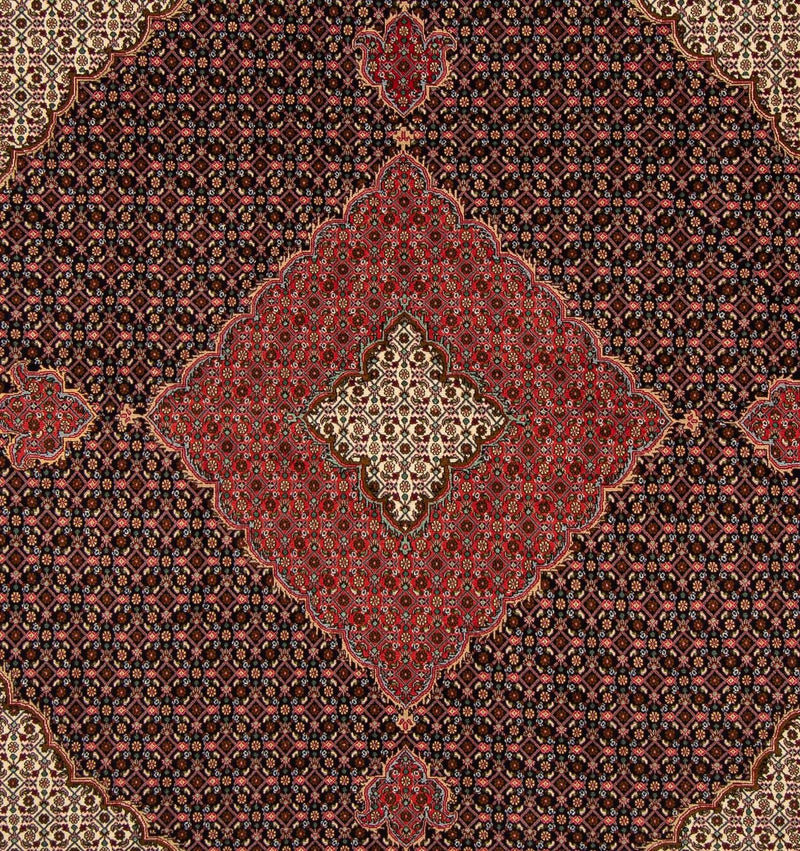 Alfombra persa - Tabriz cuadrado  - 203 x 202 cm - azul oscuro