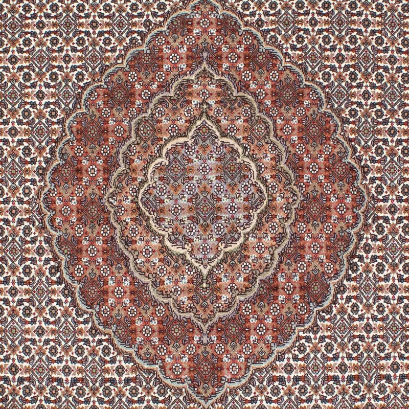 Alfombra persa - Tabriz - 212 x 153 cm - marrón claro