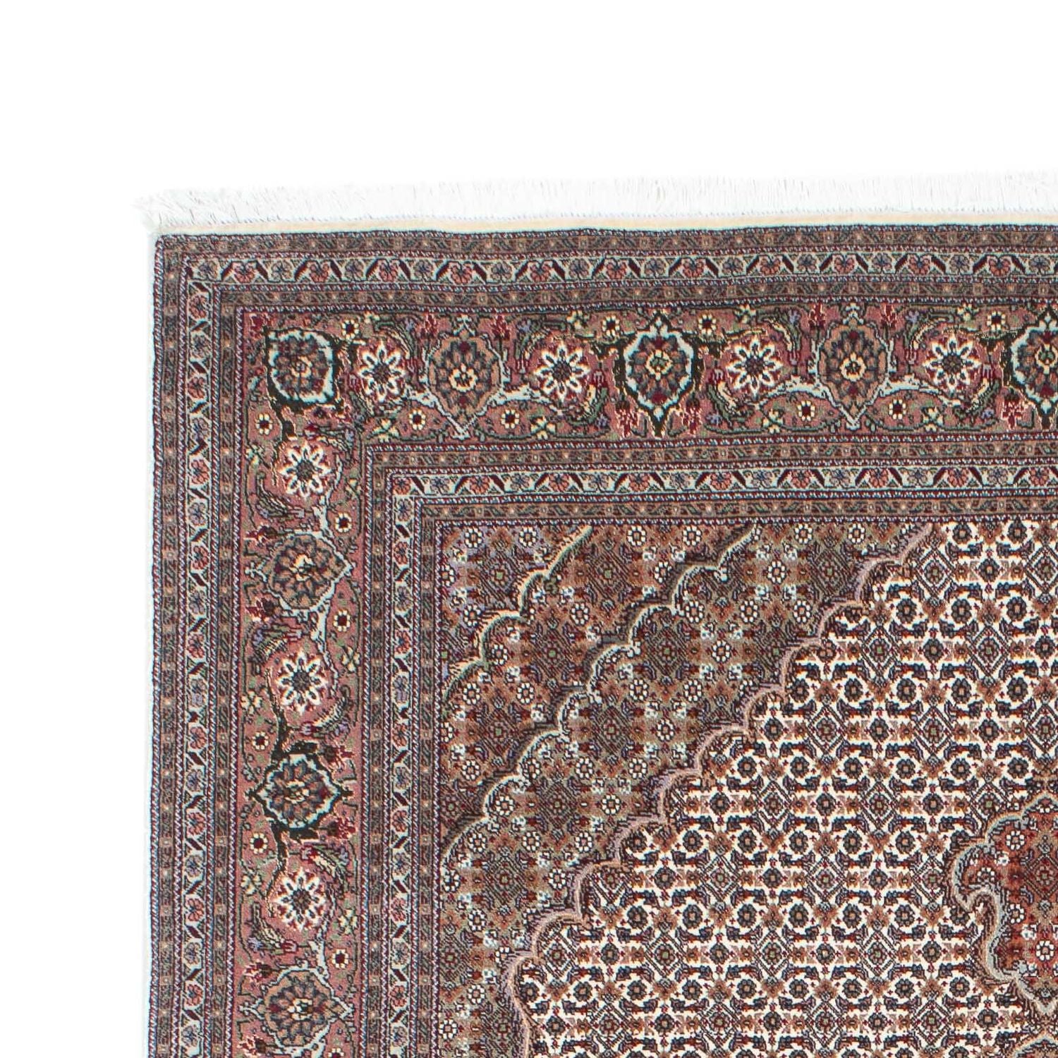 Alfombra persa - Tabriz - 212 x 153 cm - marrón claro