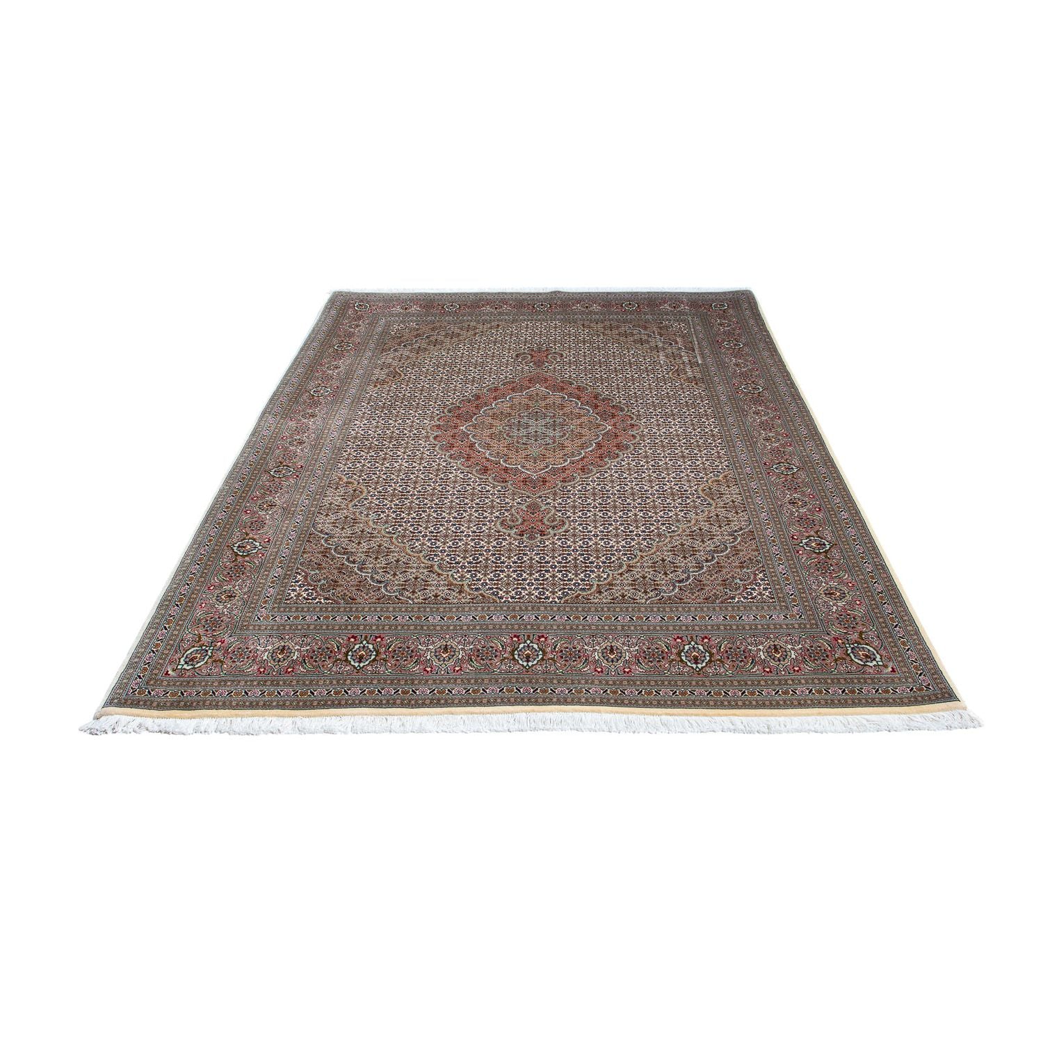 Alfombra persa - Tabriz - 220 x 153 cm - beige