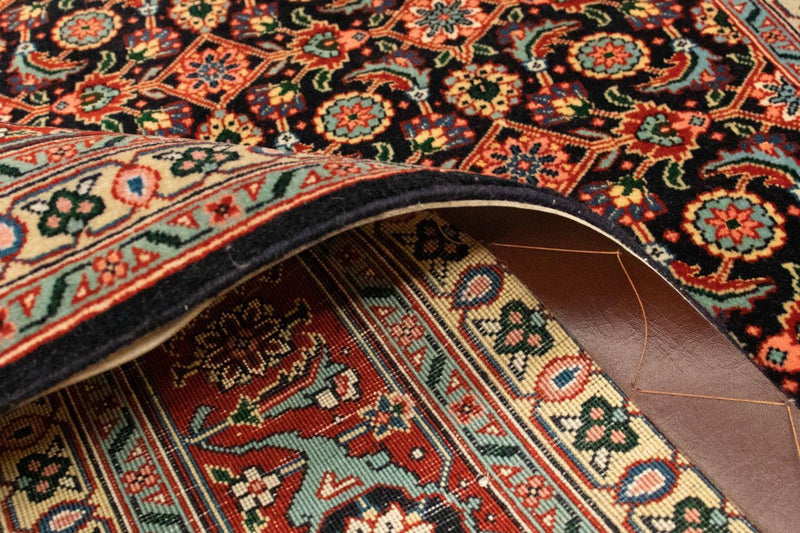 Alfombra Persa - Tabriz - Real cuadrado  - 156 x 155 cm - negro
