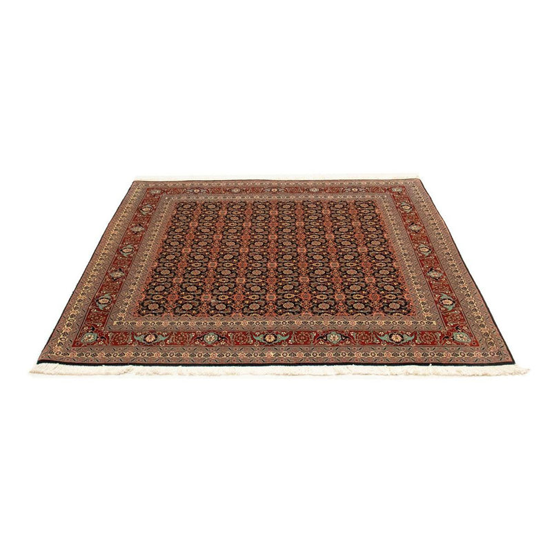 Alfombra Persa - Tabriz - Real cuadrado  - 156 x 155 cm - negro