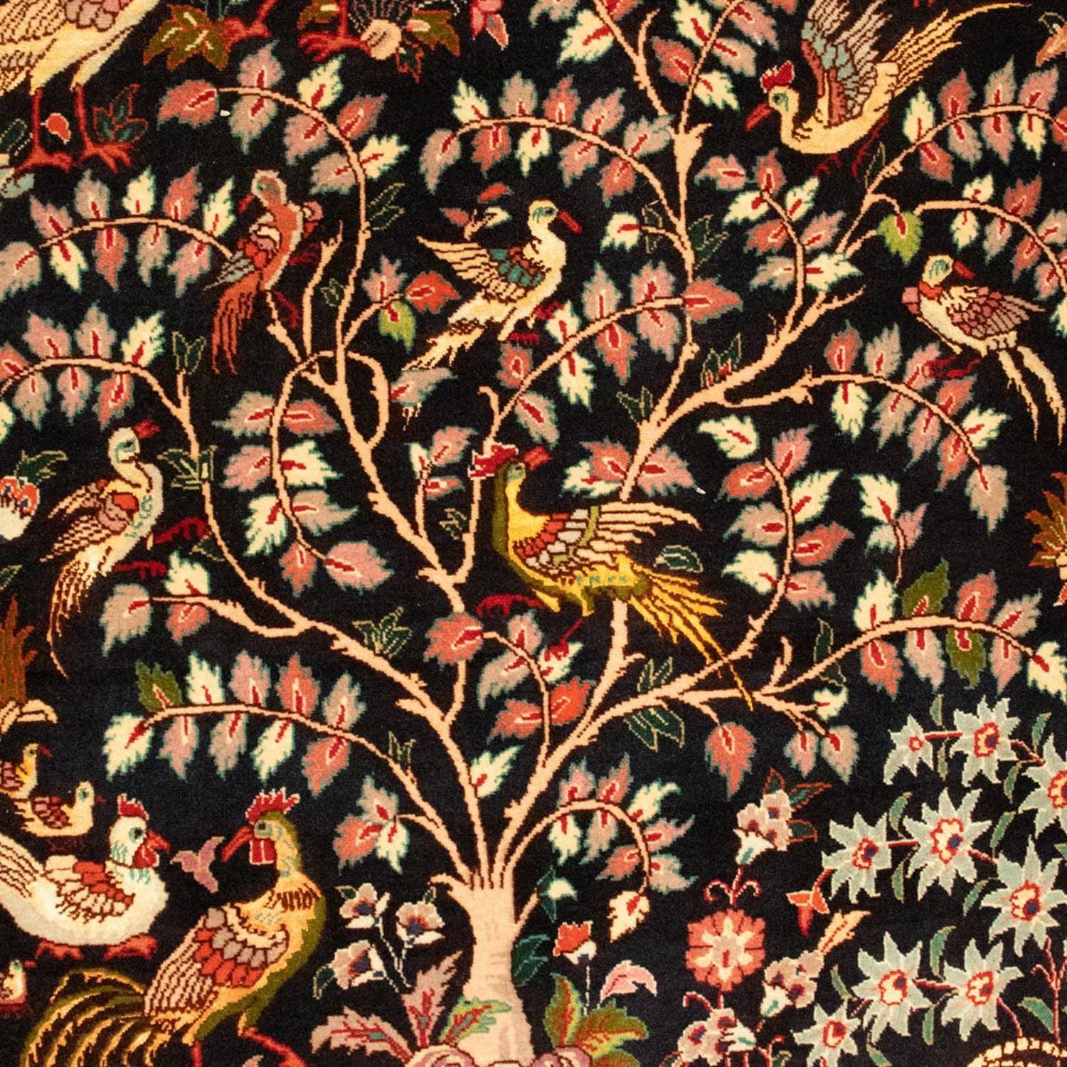 Alfombra Persa - Tabriz - Real - 148 x 100 cm - azul oscuro