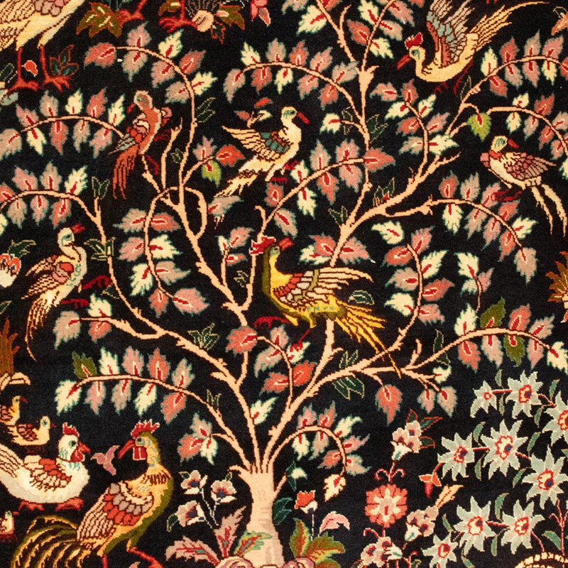Alfombra Persa - Tabriz - Real - 148 x 100 cm - azul oscuro