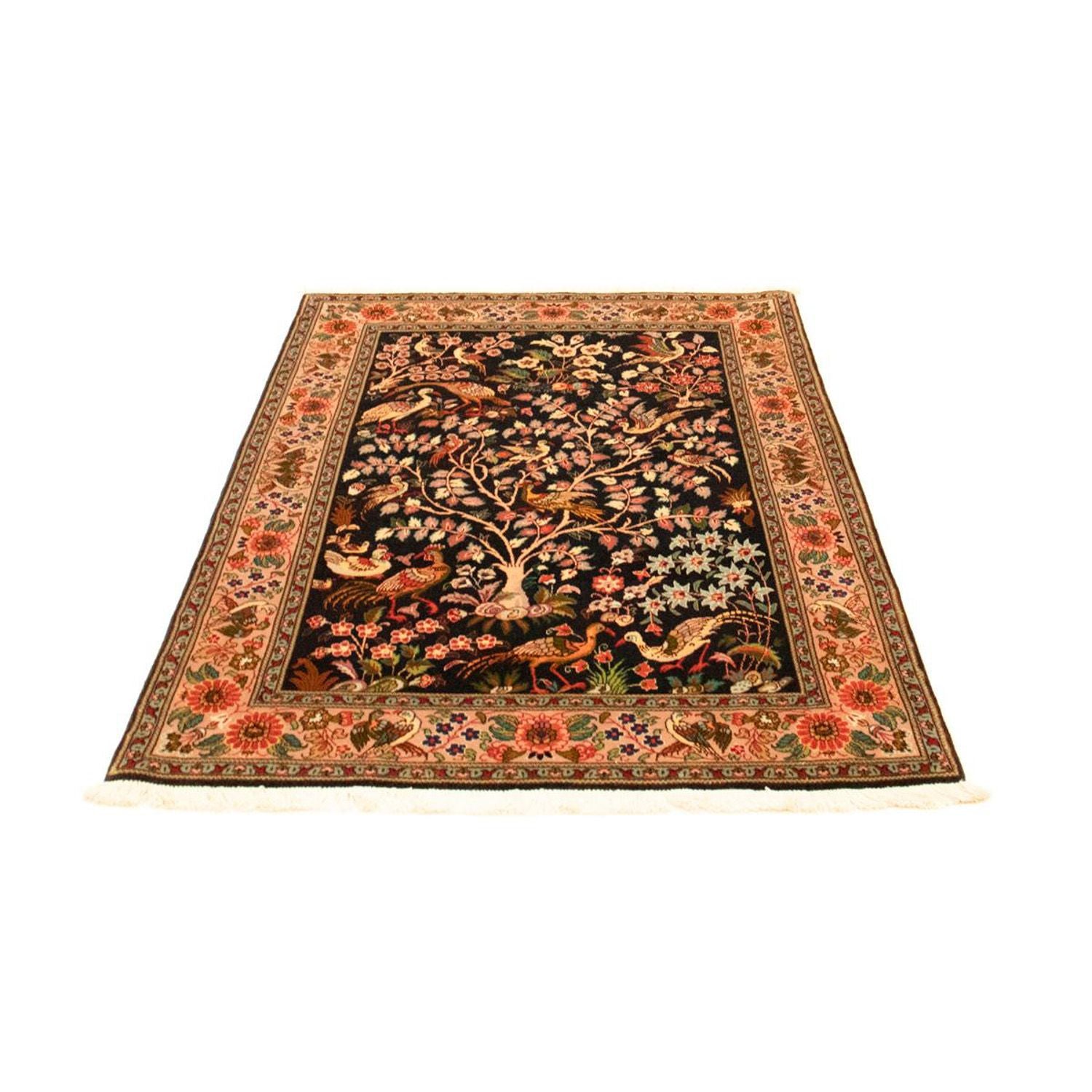 Alfombra Persa - Tabriz - Real - 148 x 100 cm - azul oscuro