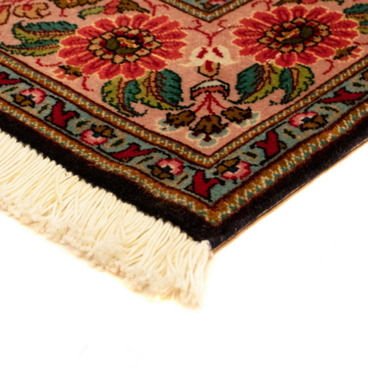 Alfombra Persa - Tabriz - Real - 148 x 100 cm - azul oscuro