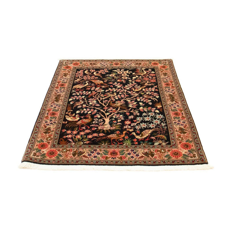 Alfombra Persa - Tabriz - Real - 148 x 100 cm - azul oscuro