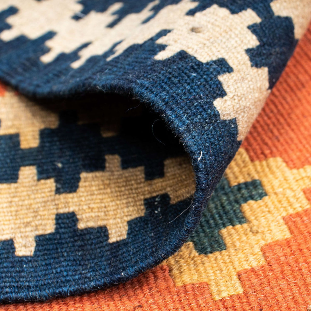 Alfombra Kelim - Oriental - 192 x 123 cm - óxido