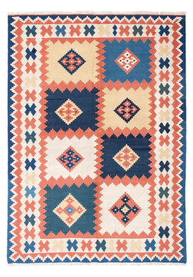Alfombra Kelim - Oriental - 212 x 155 cm - azul