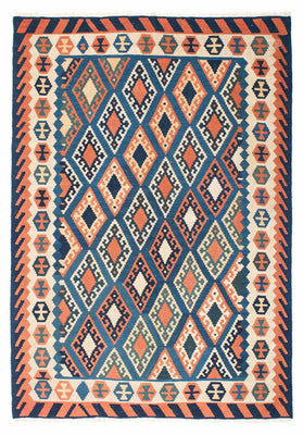 Alfombra Kelim - Oriental - 222 x 158 cm - azul
