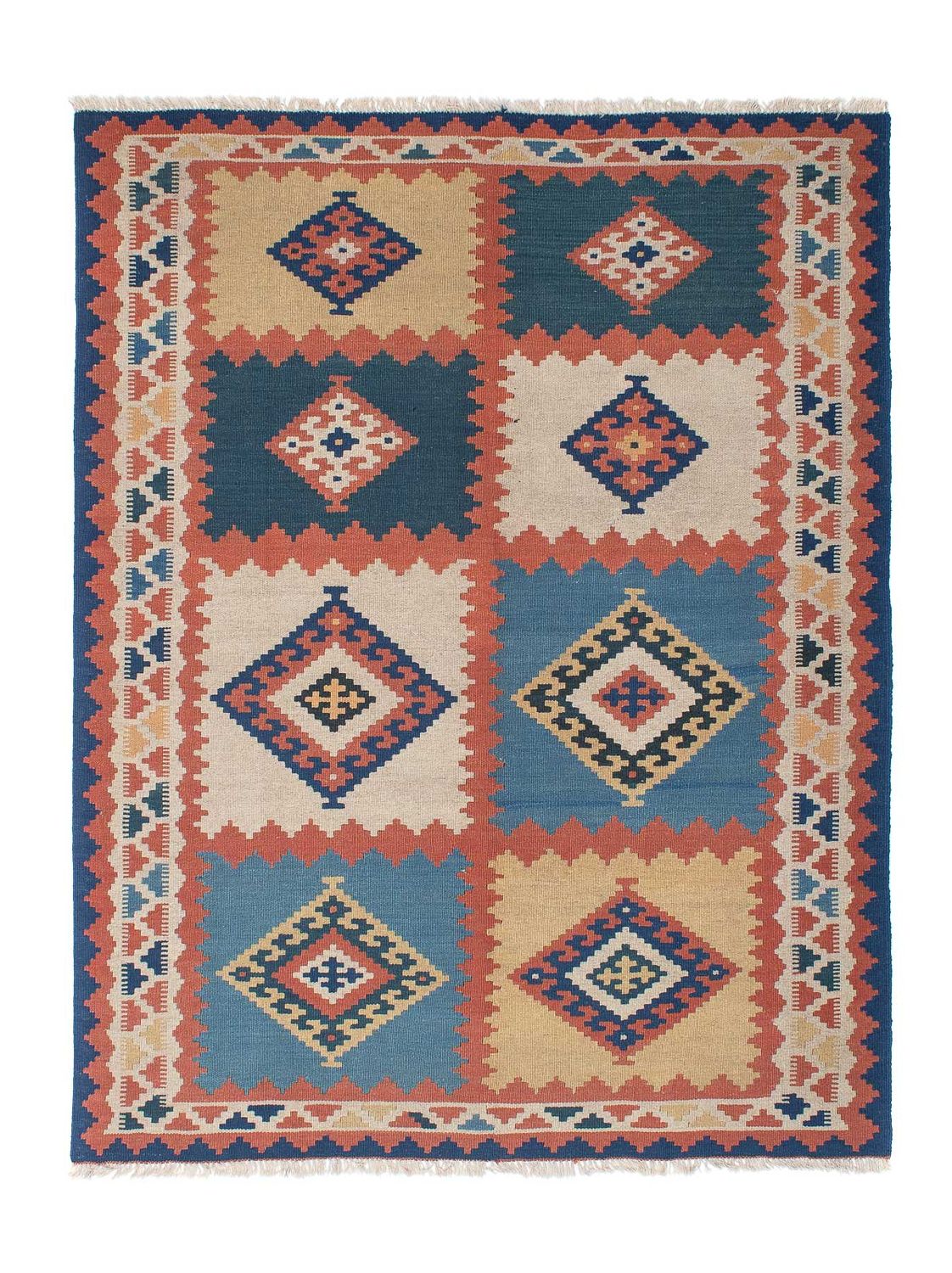 Alfombra Kelim - Oriental - 216 x 161 cm - multicolor