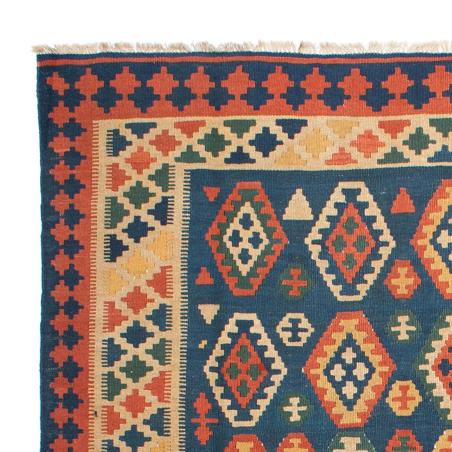 Alfombra Kelim - Oriental - 232 x 194 cm - azul