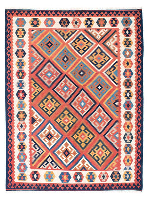 Alfombra Kelim - Oriental - 206 x 156 cm - óxido