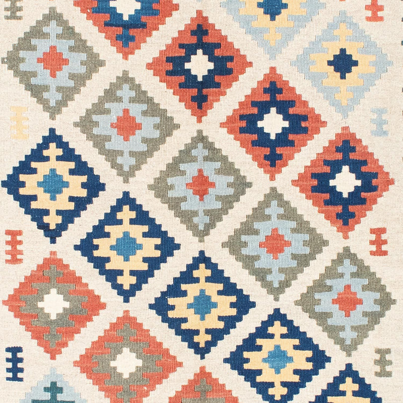 Alfombra Kelim - Oriental - 196 x 155 cm - beige