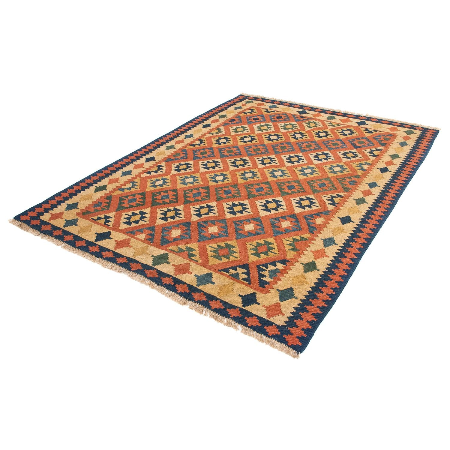 Alfombra Kelim - Oriental - 210 x 155 cm - marrón