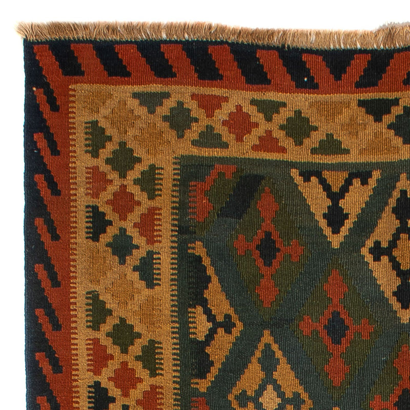 Alfombra Kelim - Oriental - 203 x 155 cm - azul oscuro