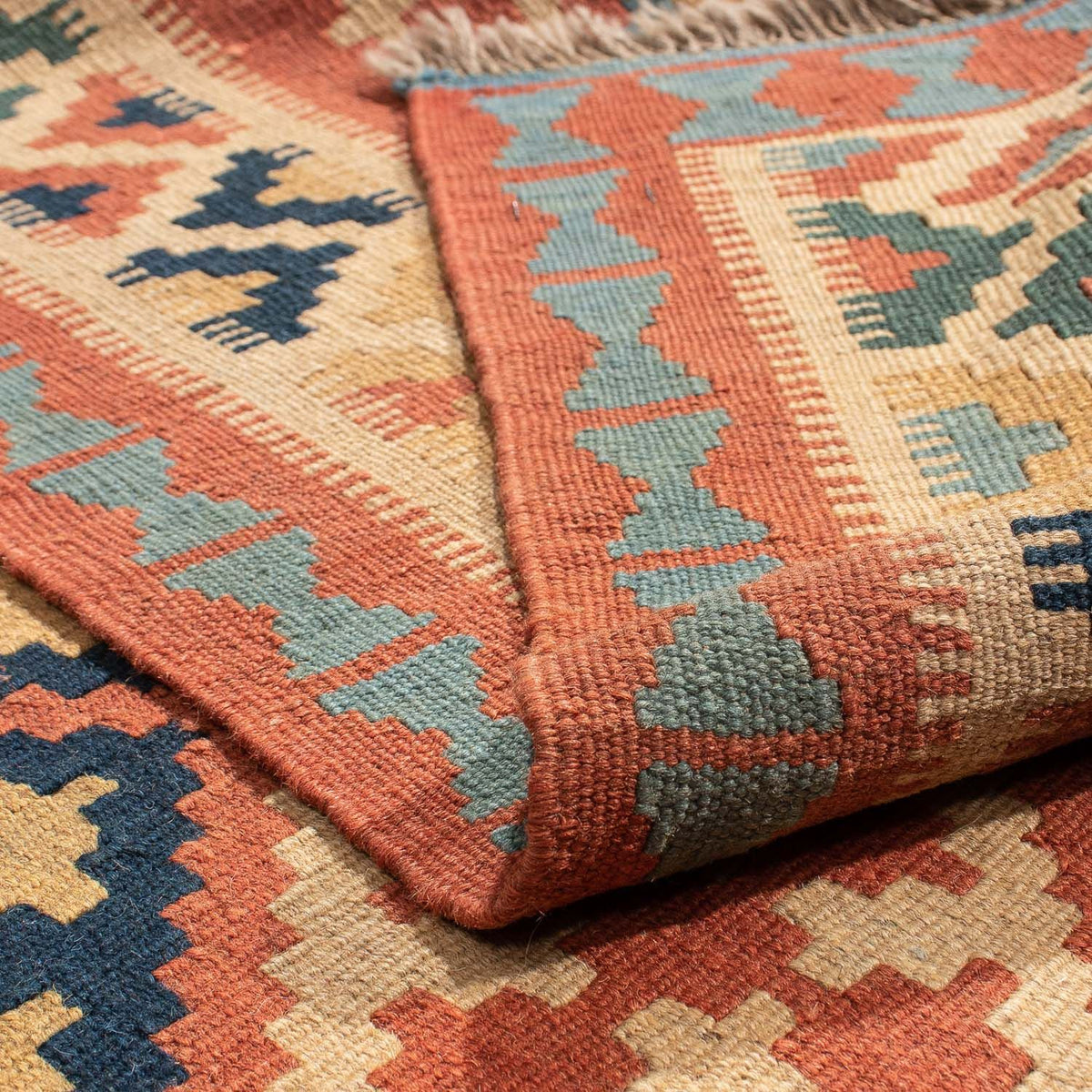 Alfombra Kelim - Oriental - 218 x 145 cm - marrón