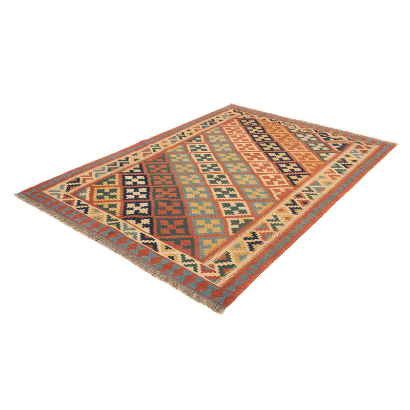 Alfombra Kelim - Oriental - 218 x 145 cm - marrón