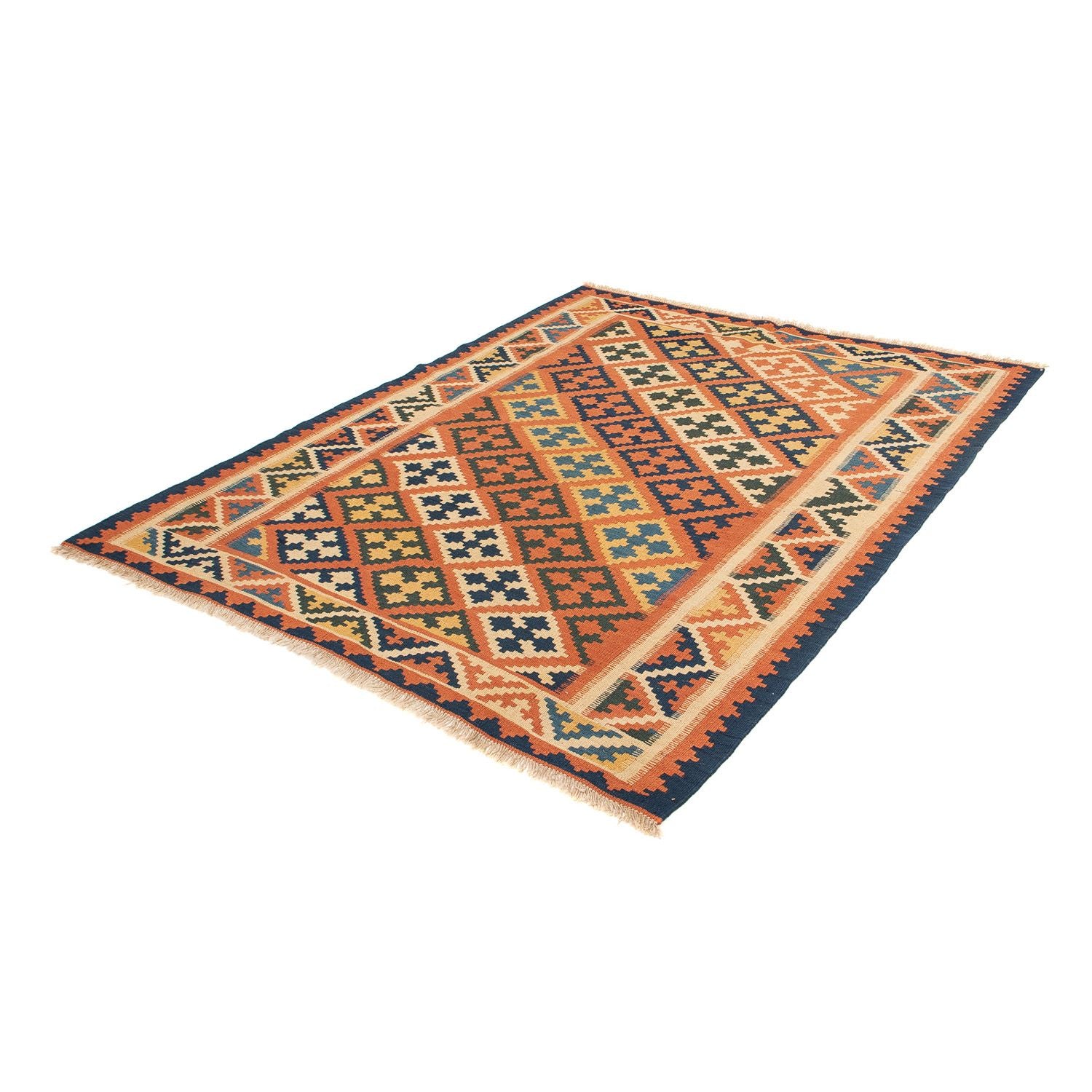 Alfombra Kelim - Oriental - 200 x 157 cm - marrón