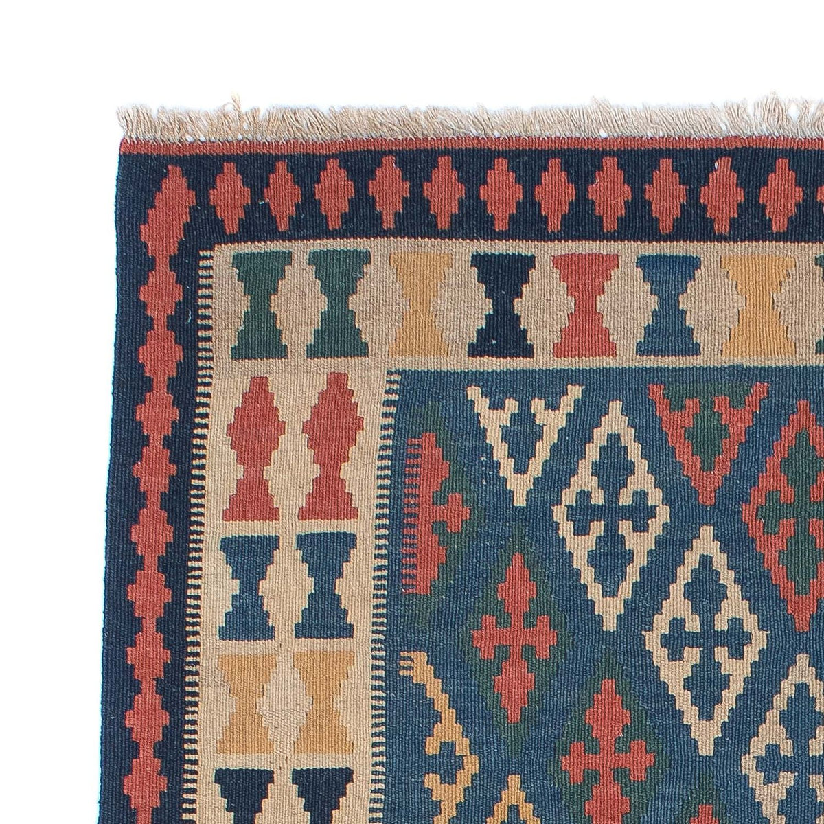 Alfombra Kelim - Oriental - 189 x 119 cm - azul