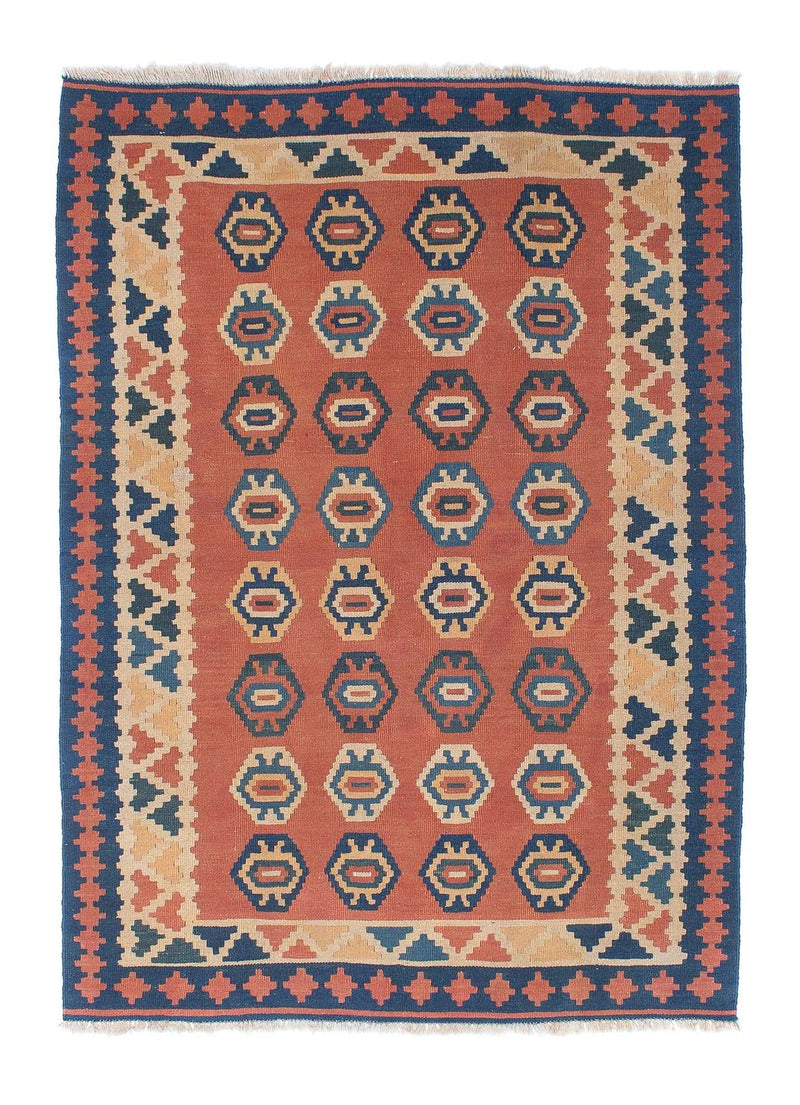 Alfombra Kelim - Oriental - 169 x 121 cm - óxido