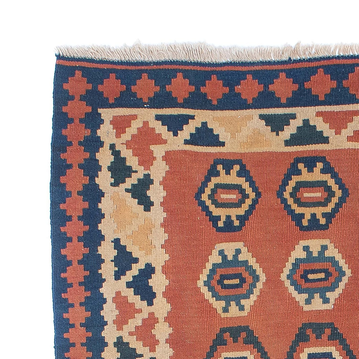 Alfombra Kelim - Oriental - 169 x 121 cm - óxido