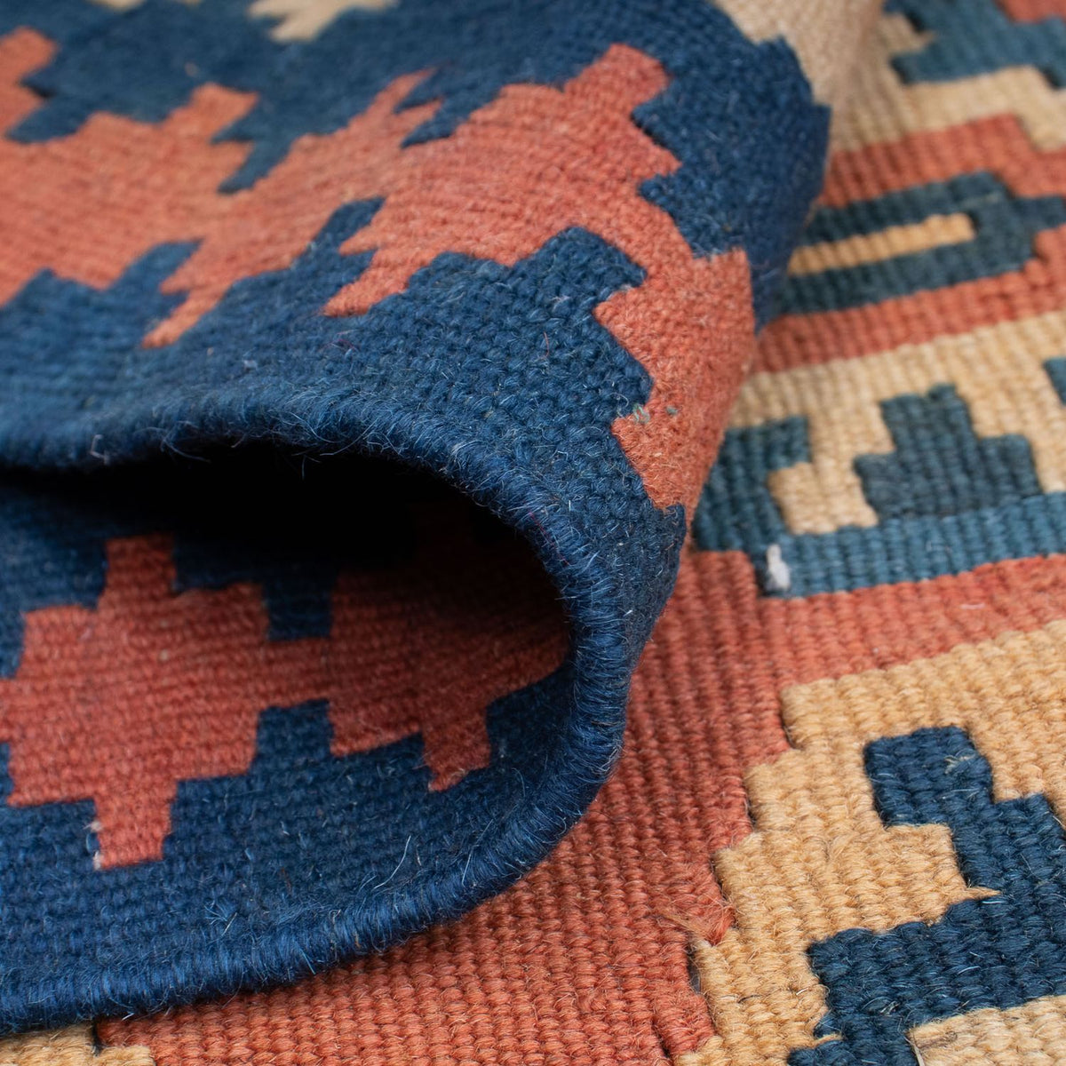 Alfombra Kelim - Oriental - 169 x 121 cm - óxido