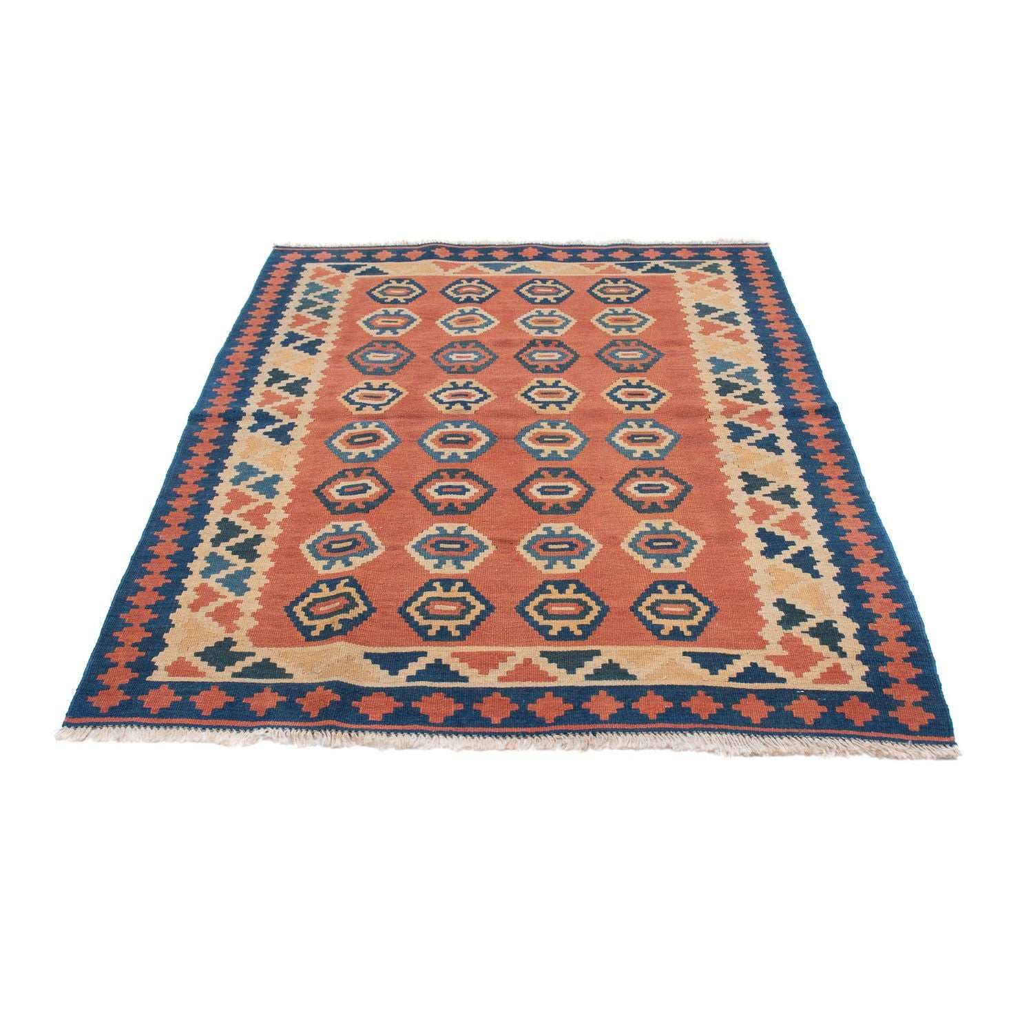 Alfombra Kelim - Oriental - 169 x 121 cm - óxido