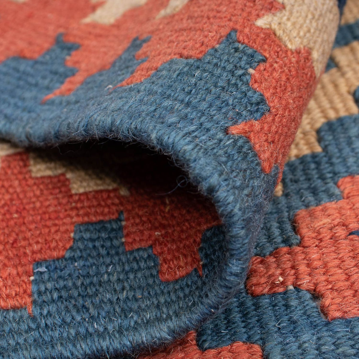 Alfombra Kelim - Oriental - 175 x 116 cm - azul