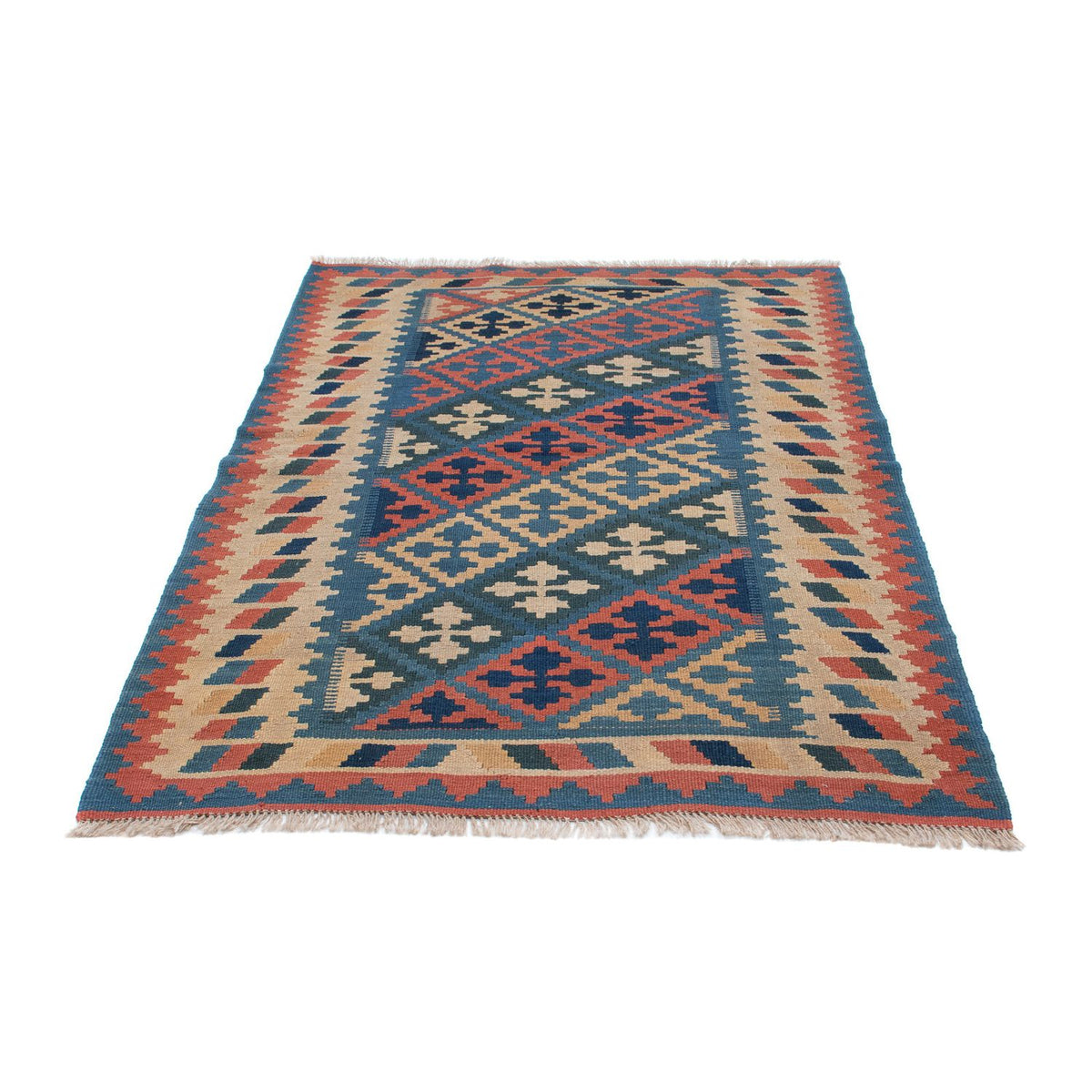 Alfombra Kelim - Oriental - 175 x 116 cm - azul