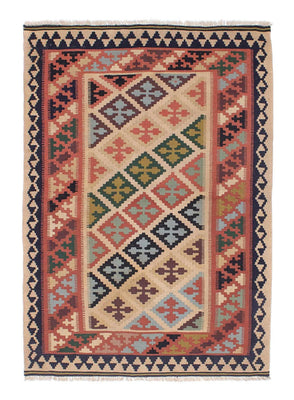 Alfombra Kelim - Oriental - 158 x 110 cm - multicolor