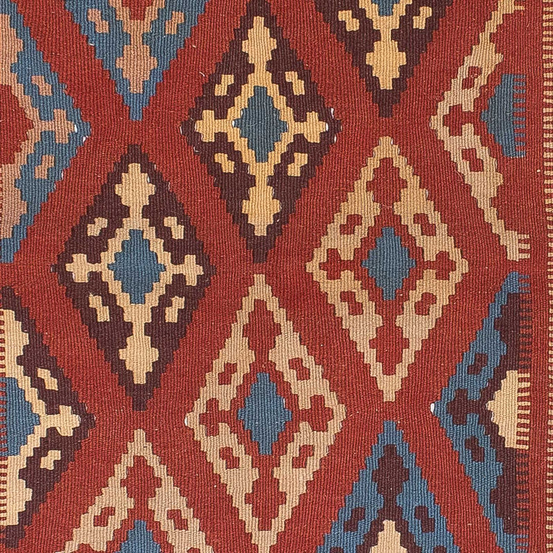 Alfombra Kelim - Oriental - 170 x 114 cm - rojo oscuro