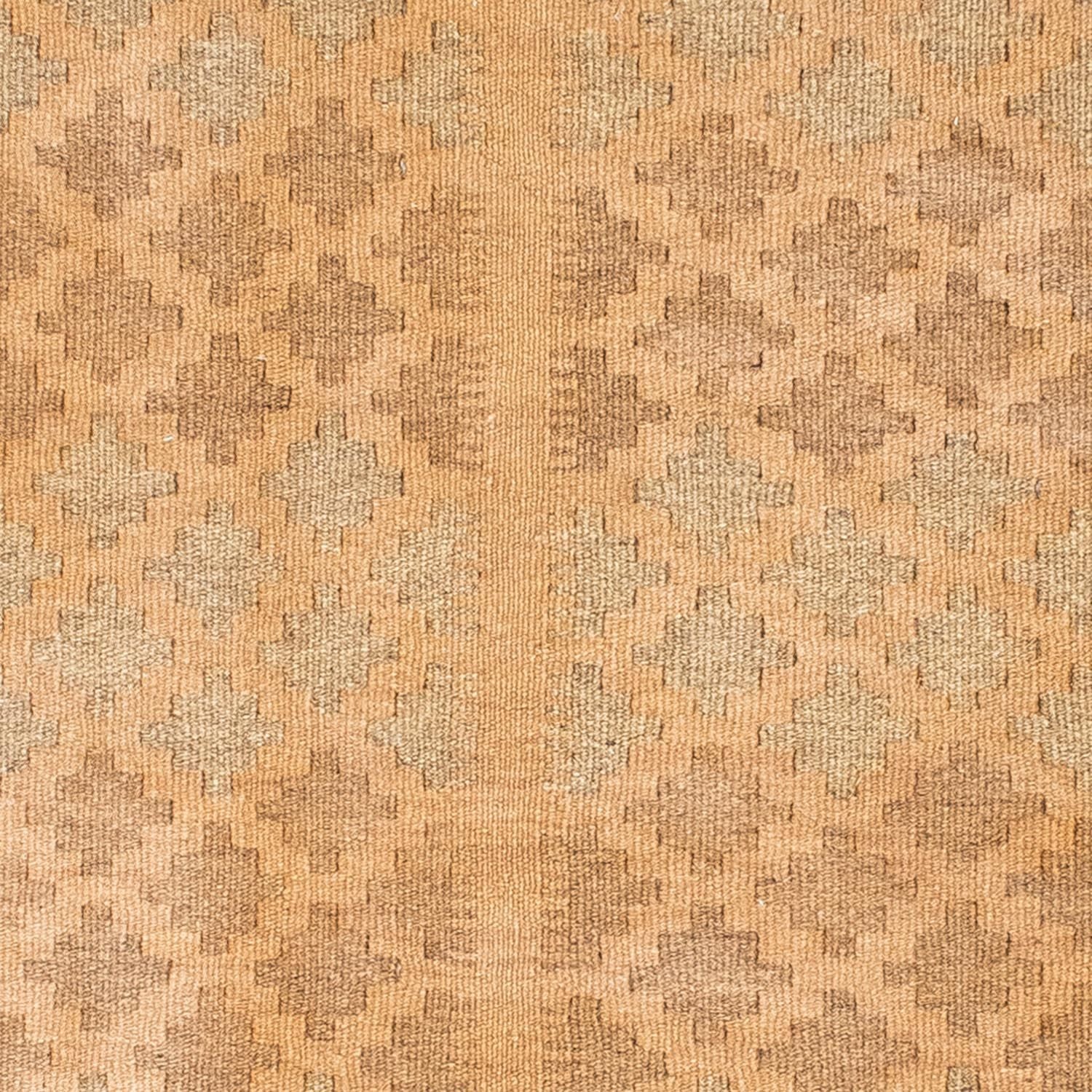 Alfombra de pasillo Alfombra Kelim - Oriental - 200 x 84 cm - marrón claro